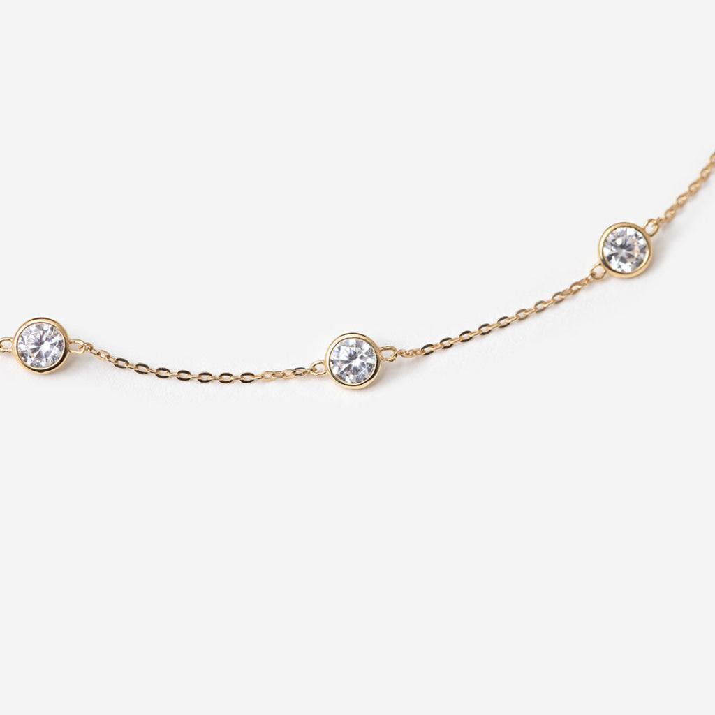 Sparkling Drops Necklace | 9ct Gold - Bracelet