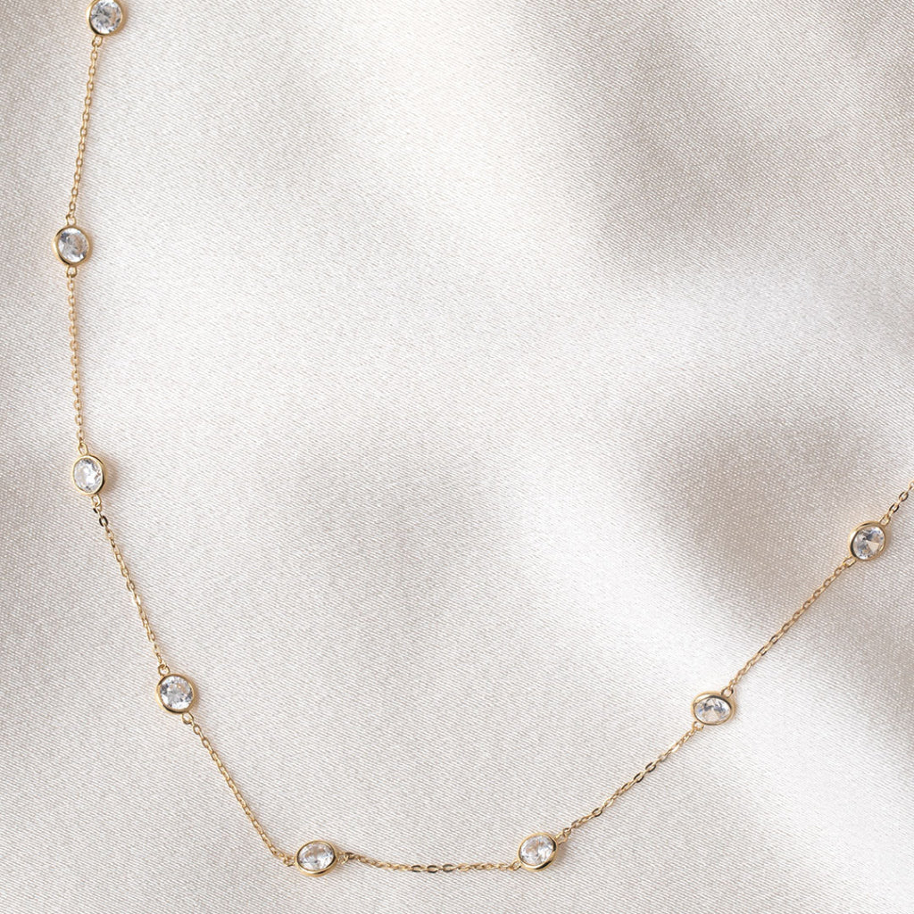Sparkling Drops Necklace | 9ct Gold - Bracelet