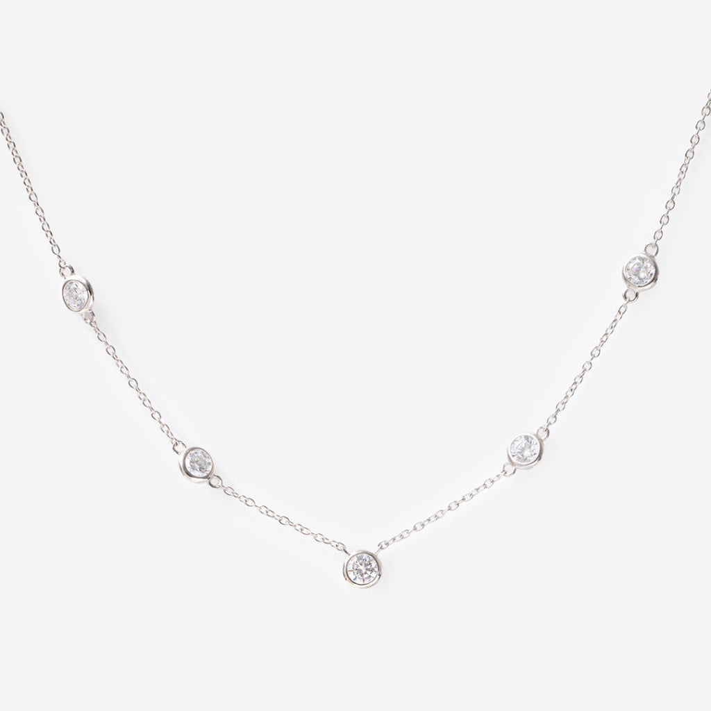 Sparkling Drops Necklace | Sterling Silver - Bracelet