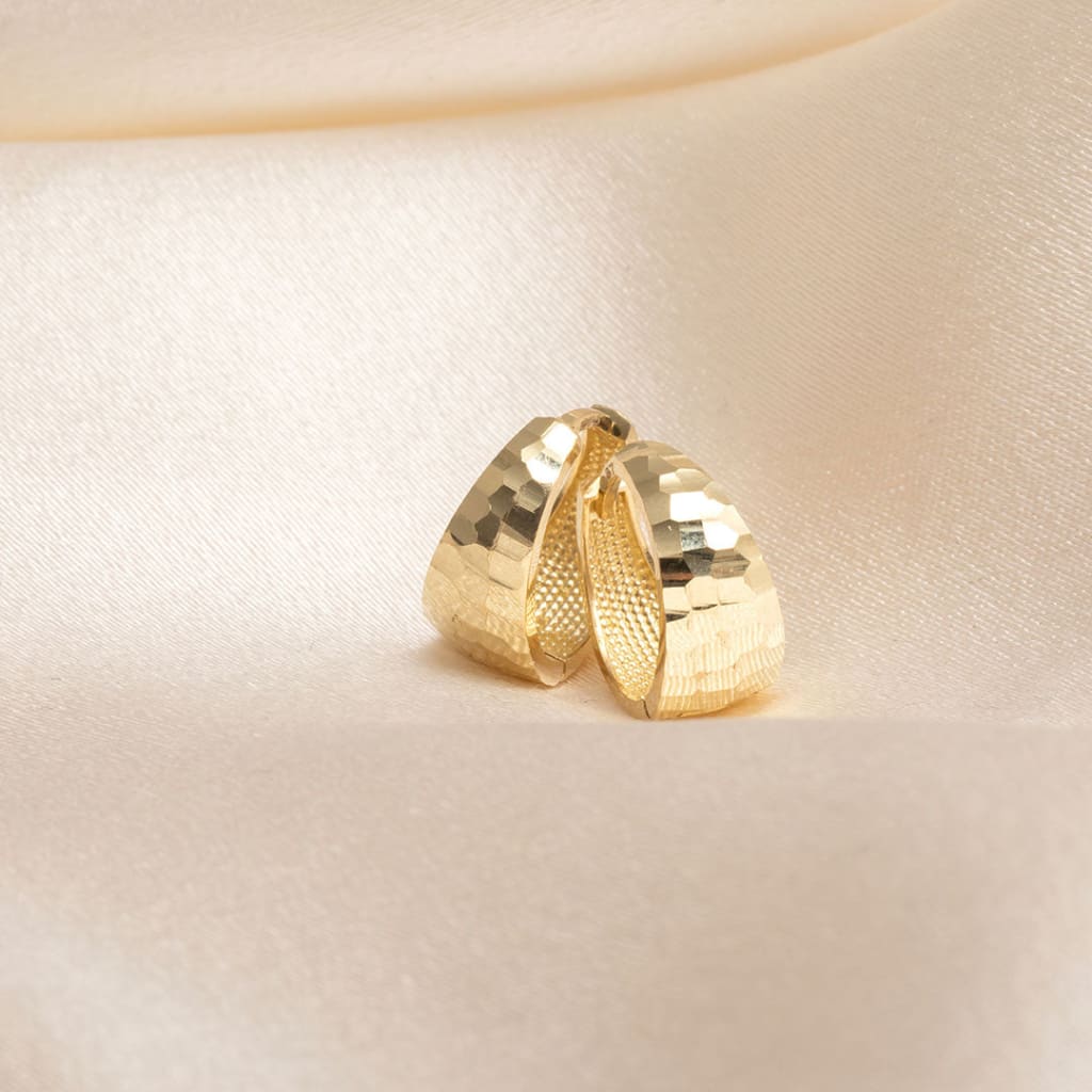Sphere Hoop Earrings -10mm | 9ct Gold - Earrings