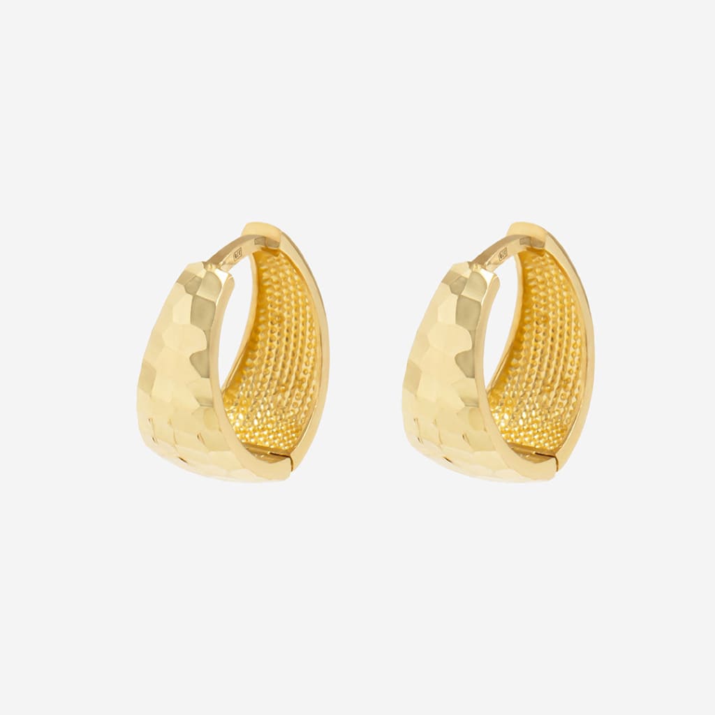 Sphere Hoop Earrings -10mm | 9ct Gold - Earrings