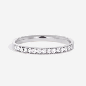 SPIRIT | Diamond Wedding Ring in 18ct White Gold