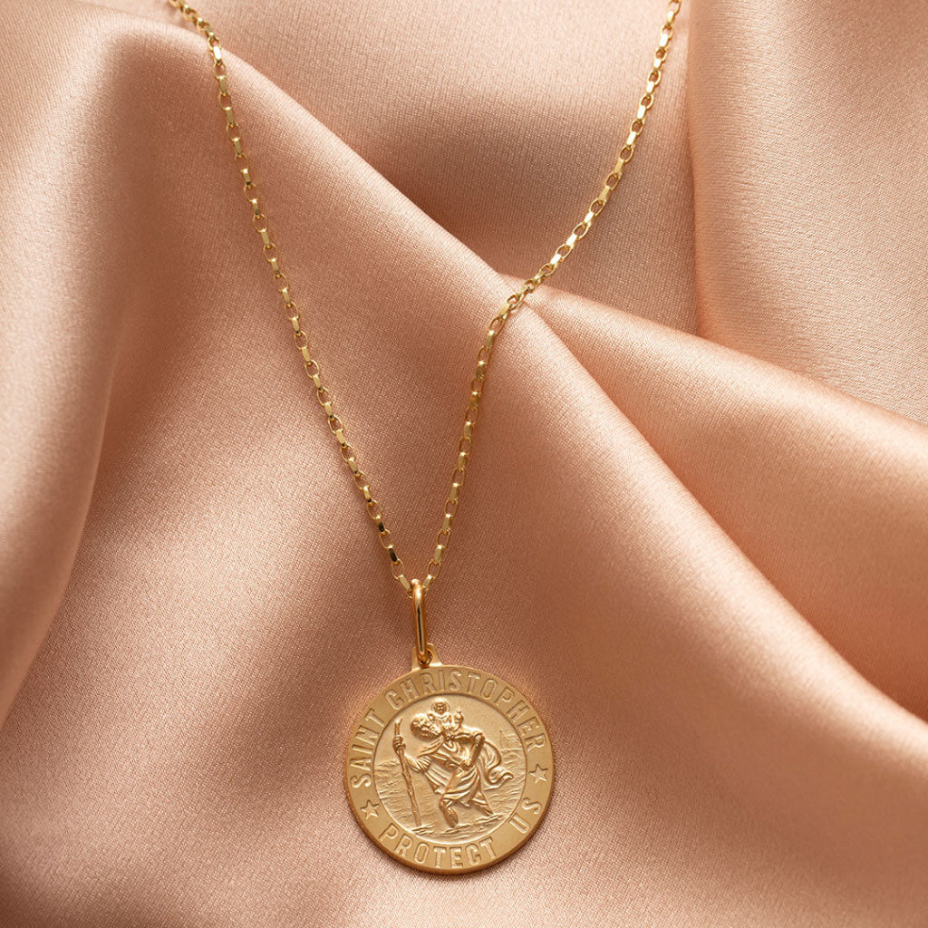 St. Christopher Medal - 20mm | 9ct Gold