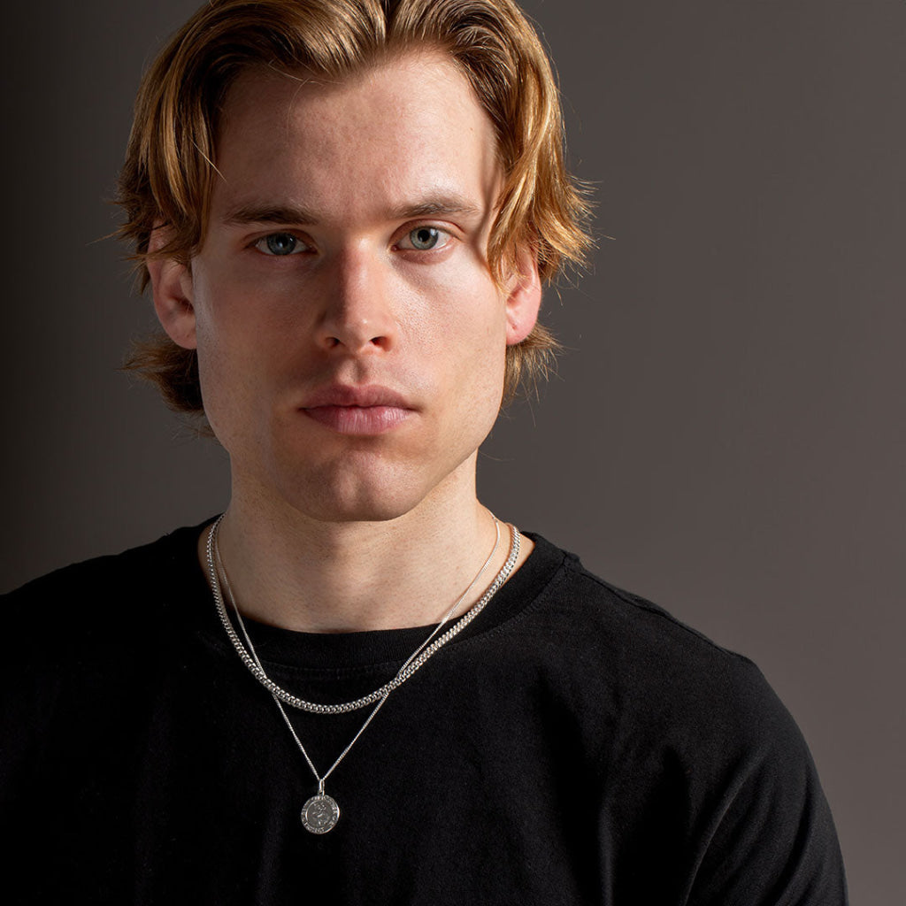 St. Christopher Medal | Sterling Silver - Necklace