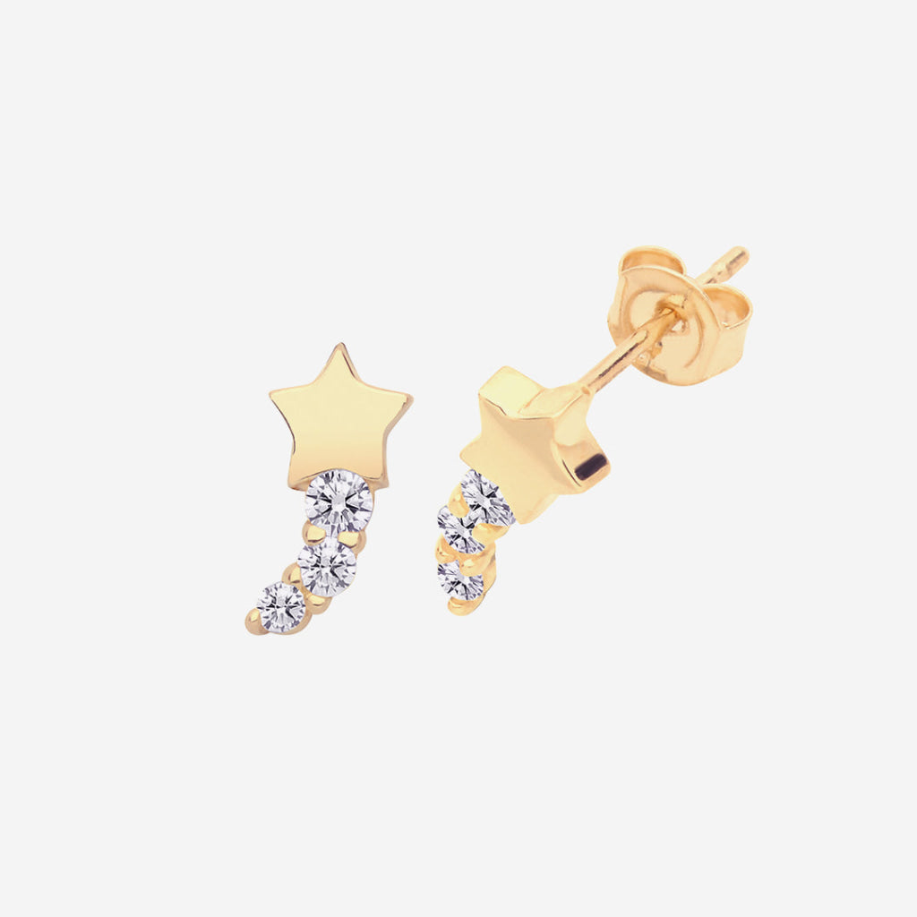 Star Gazing Earrings | 9ct Gold
