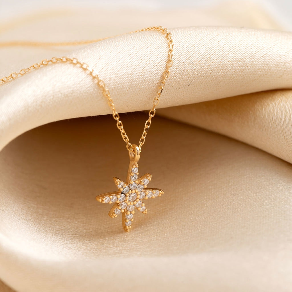 9ct gold star of hope necklace