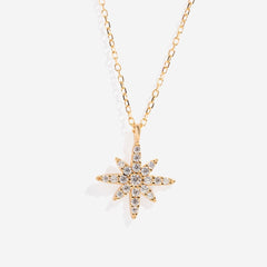 Star of Hope Necklace on white background.