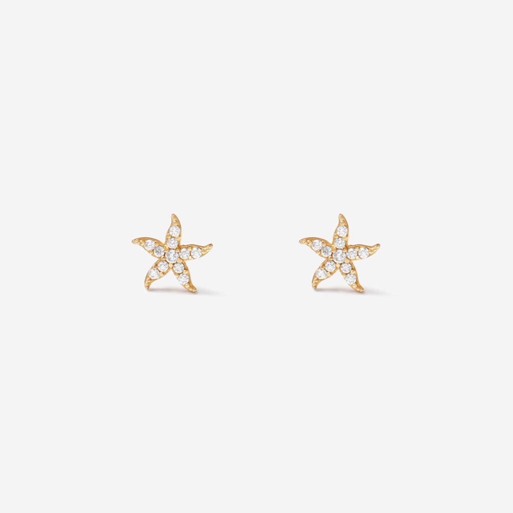 Starfish Earrings | 9ct Gold - Earrings