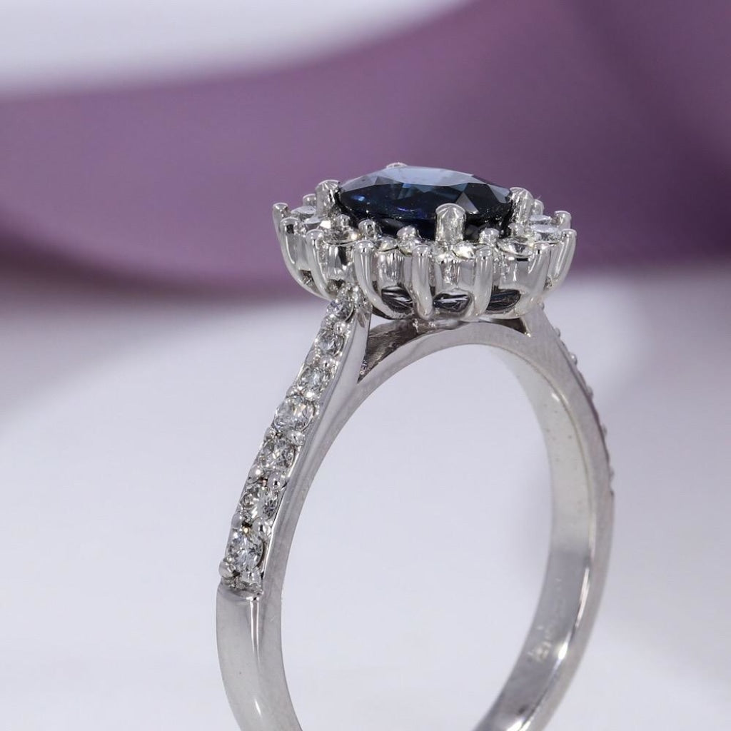 STARLING | Sapphire Diamond Ring - Rings