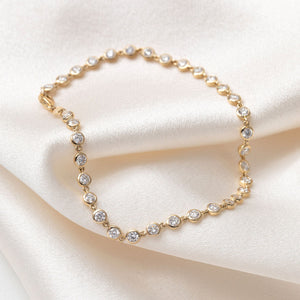 SWAN | Lab Grown Diamond Bracelet in 10ct Gold