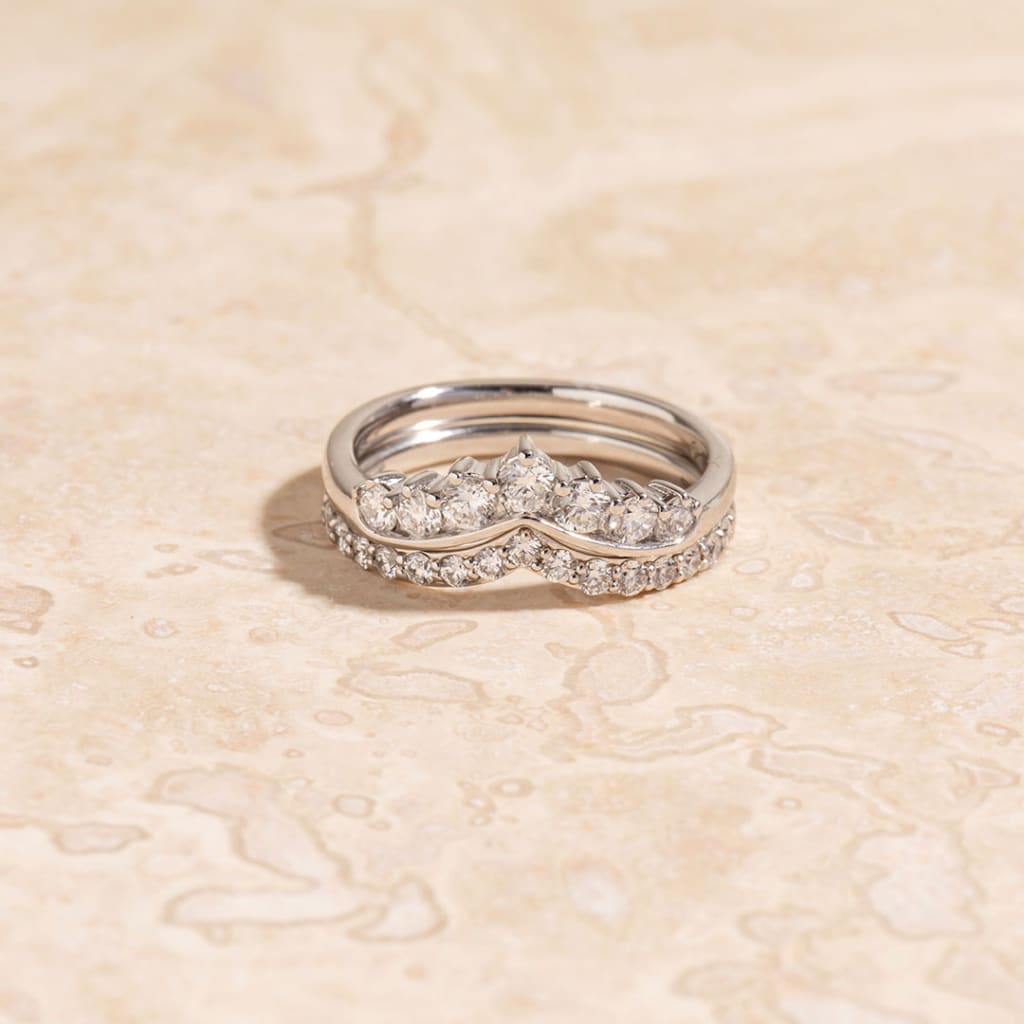 Symphony - White Gold | Diamond Wedding Ring Rings