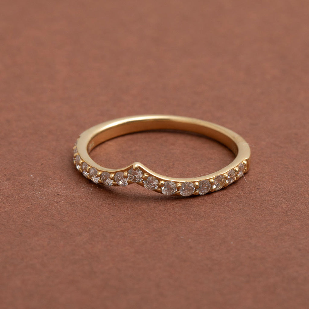 SYMPHONY - Gold | Diamond Wedding Ring - Rings