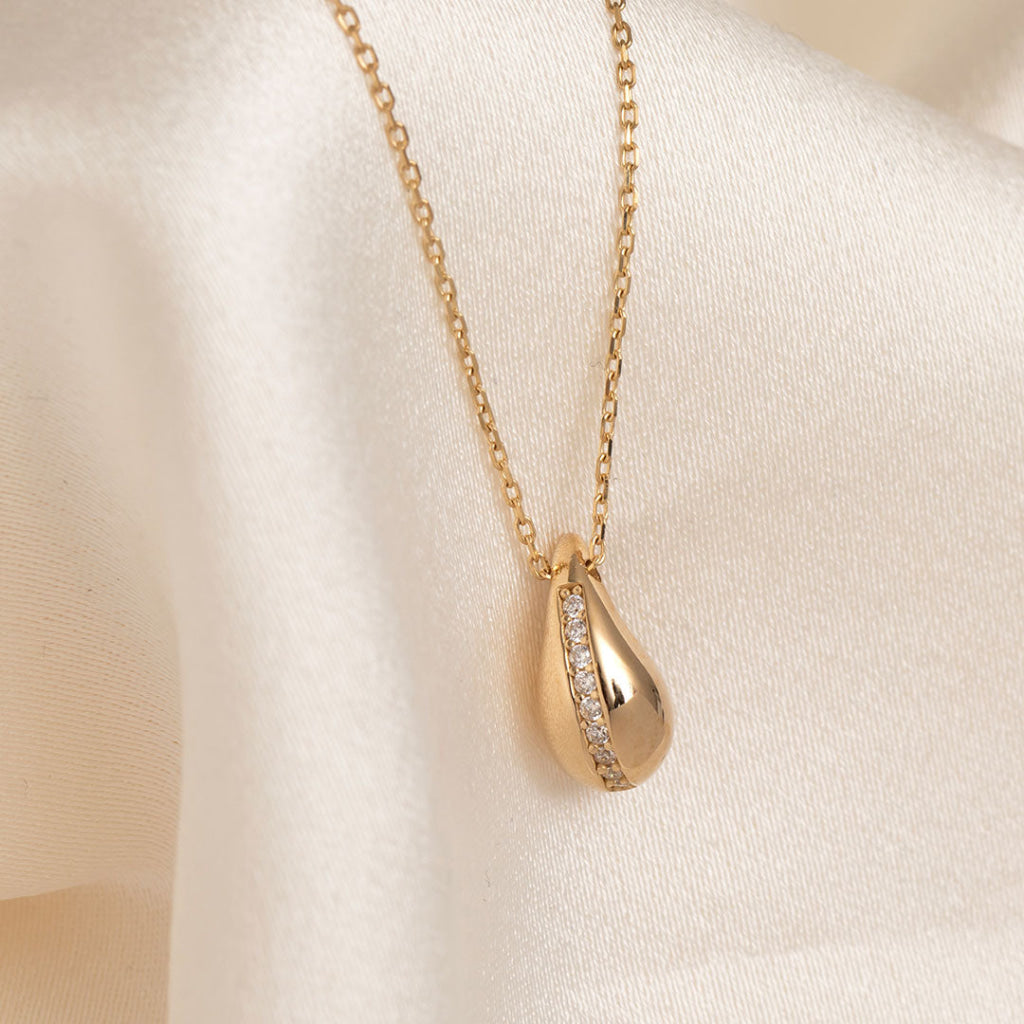 Tear of Light Necklace | 9ct Gold - Necklace