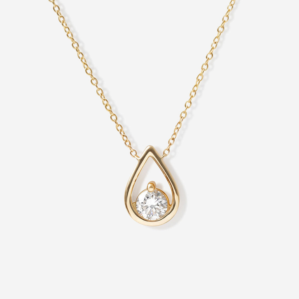 Teardrop - Lab Grown Diamond Necklace 0.50ct | 9ct Gold