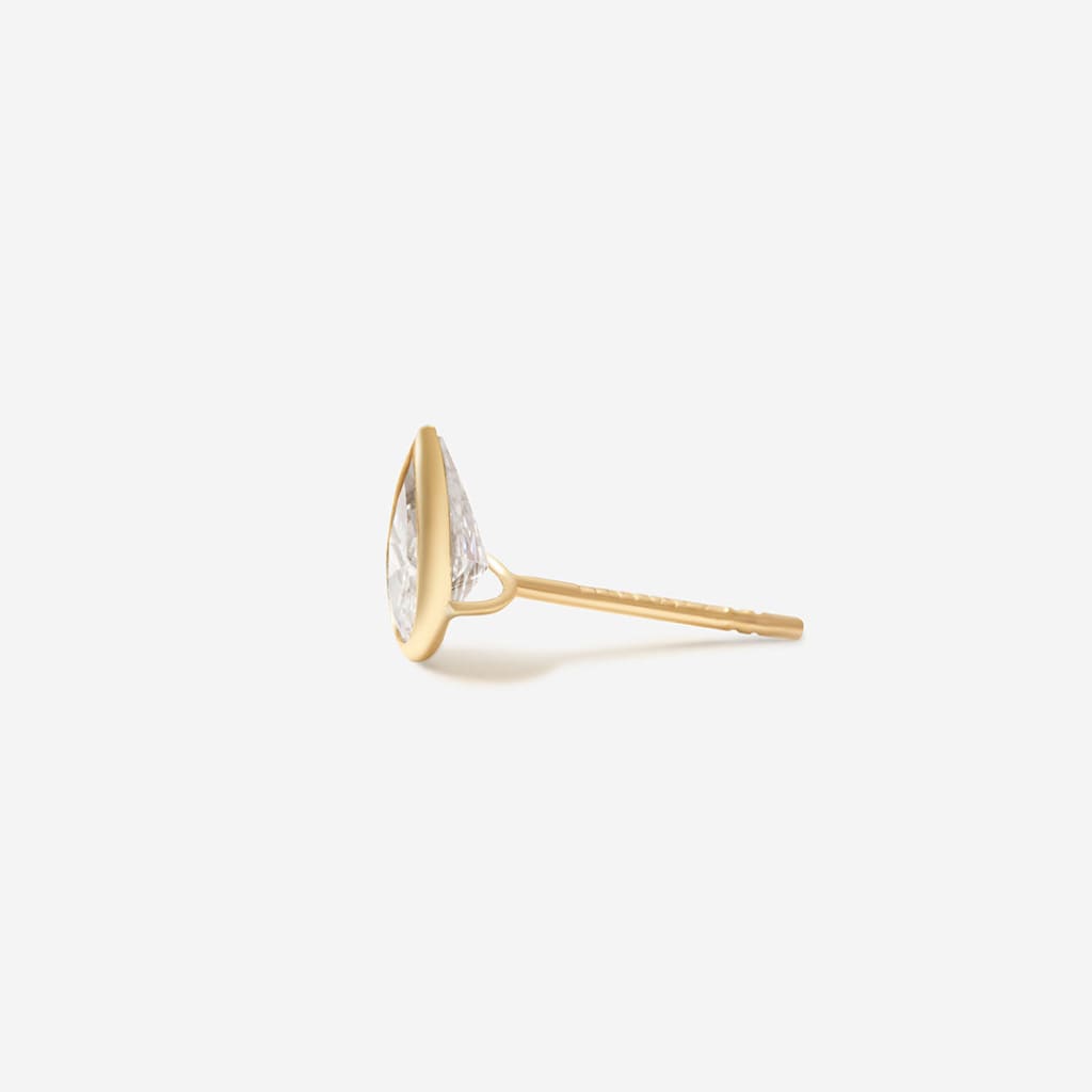 Teardrop Pear Earrings | 9ct Gold - Necklace
