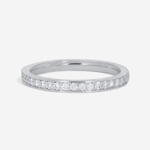 THEA | Diamond Wedding Ring in 18ct White Gold