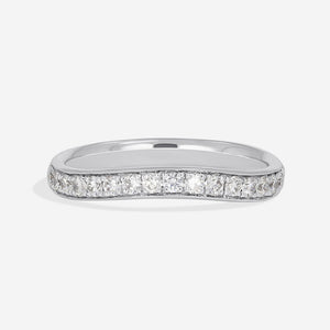 THEO | Diamond Wedding Ring in 18ct White Gold