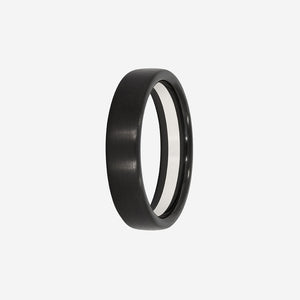 THOR 6mm | Men's Wedding Ring in Zirconium & Silver