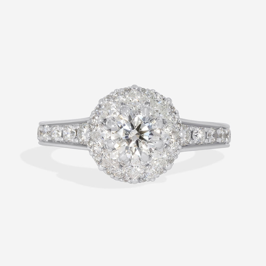 Tifa | Platinum Engagement Ring