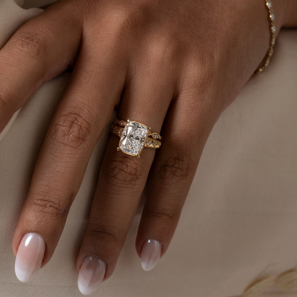 TITANIA 5ct | Elongated Cushion Lab Grown Diamond