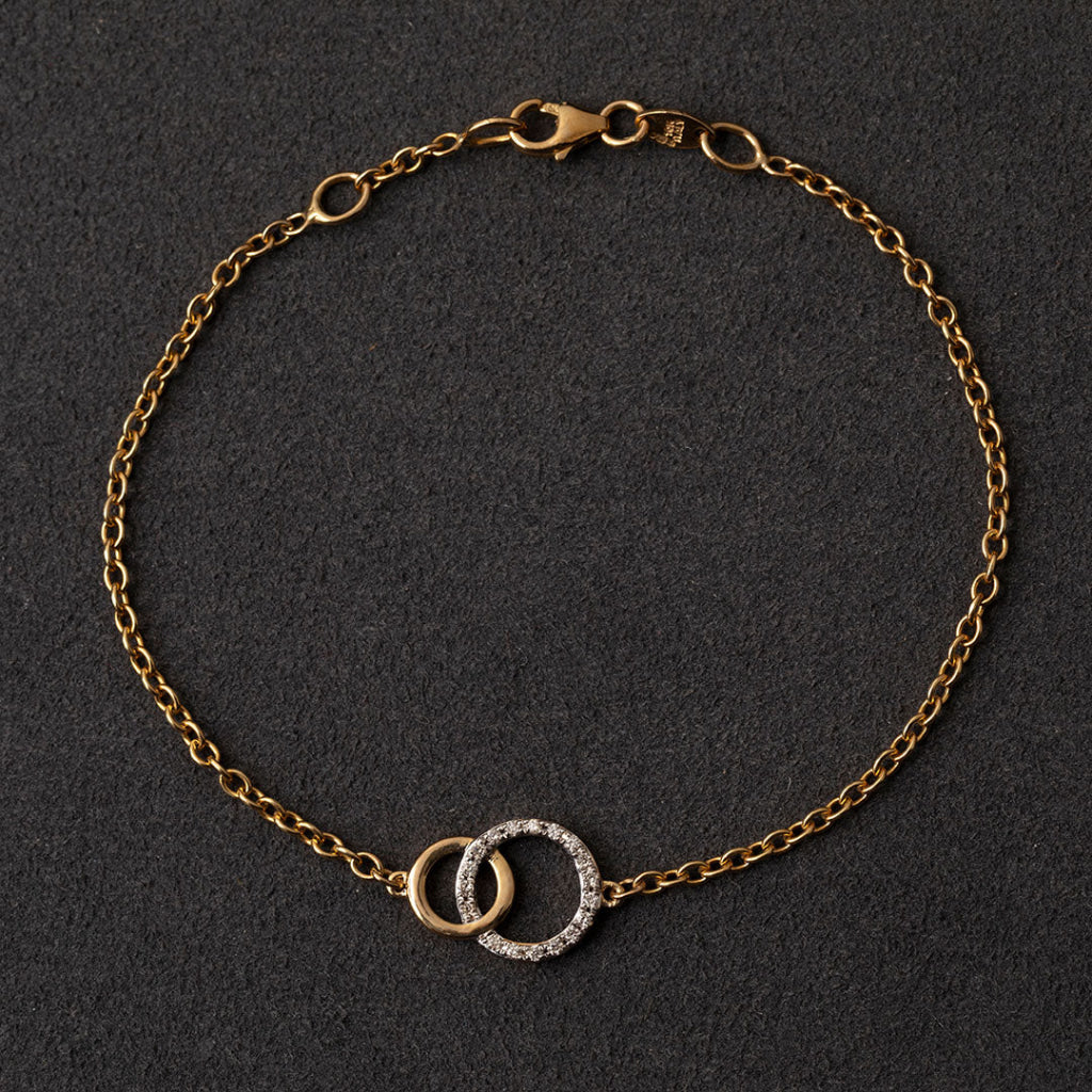 Together Forever | Natural Diamond Bracelet in 9ct Gold