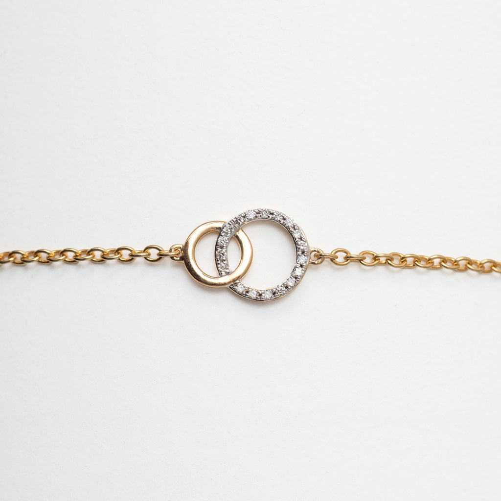 Together Forever | Natural Diamond Bracelet in 9ct Gold