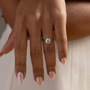 TOKYO 1.50ct | Round Solitaire Lab Grown Diamond Engagement Ring in Platinum