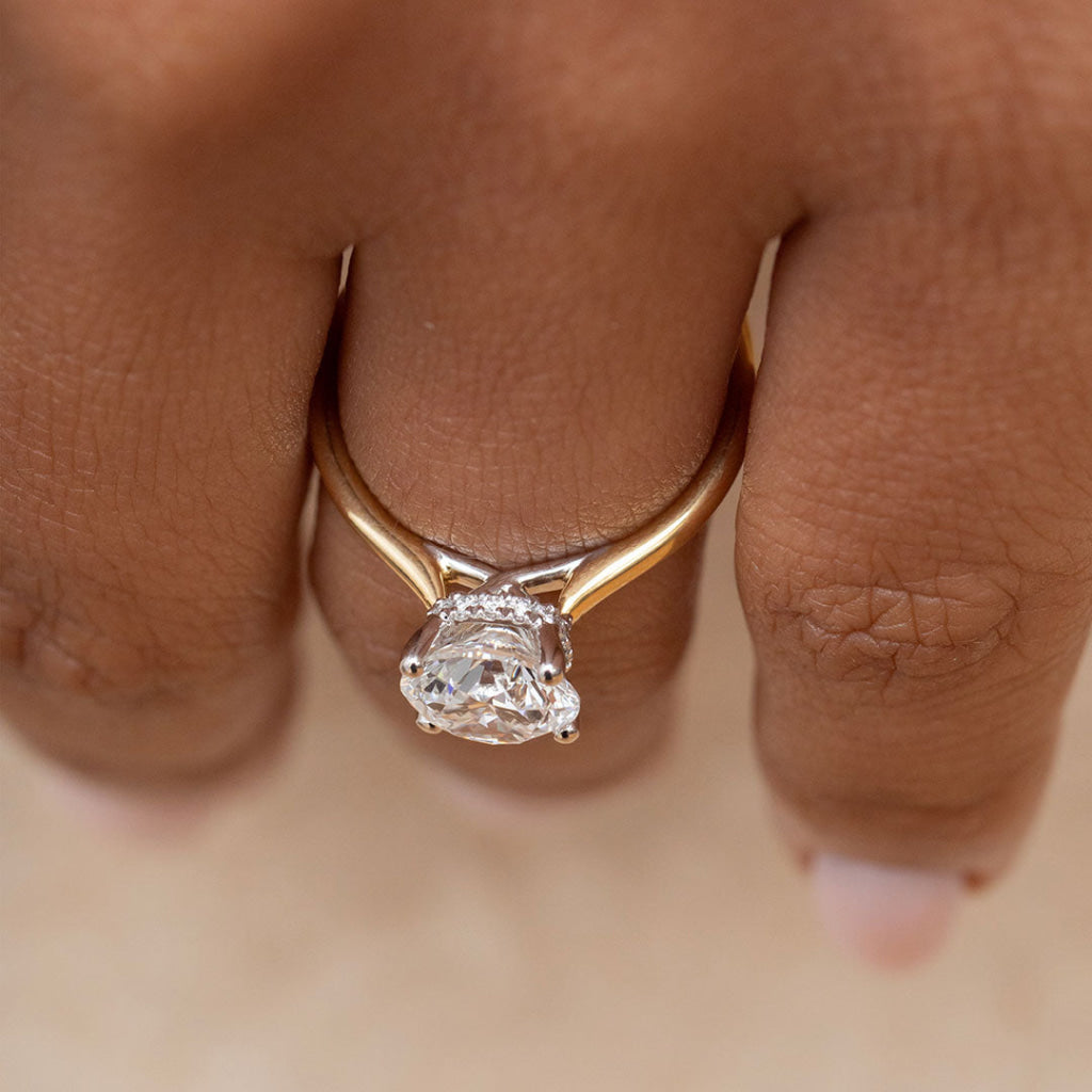 TOKYO 2.00ct | Diamond Engagement Ring Lab Grown on hand