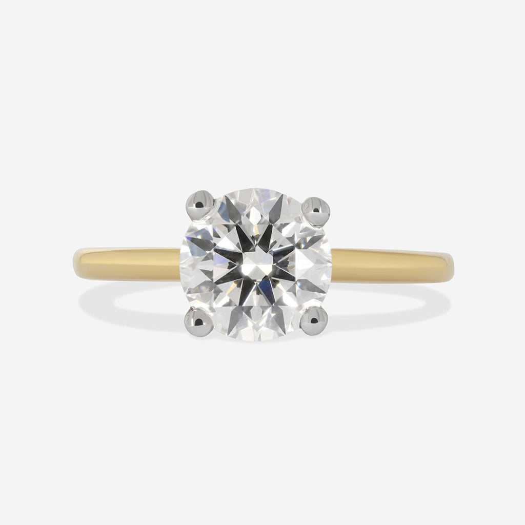 TOKYO | Round Solitaire Lab Diamond Set in 18ct Gold 1.60ct