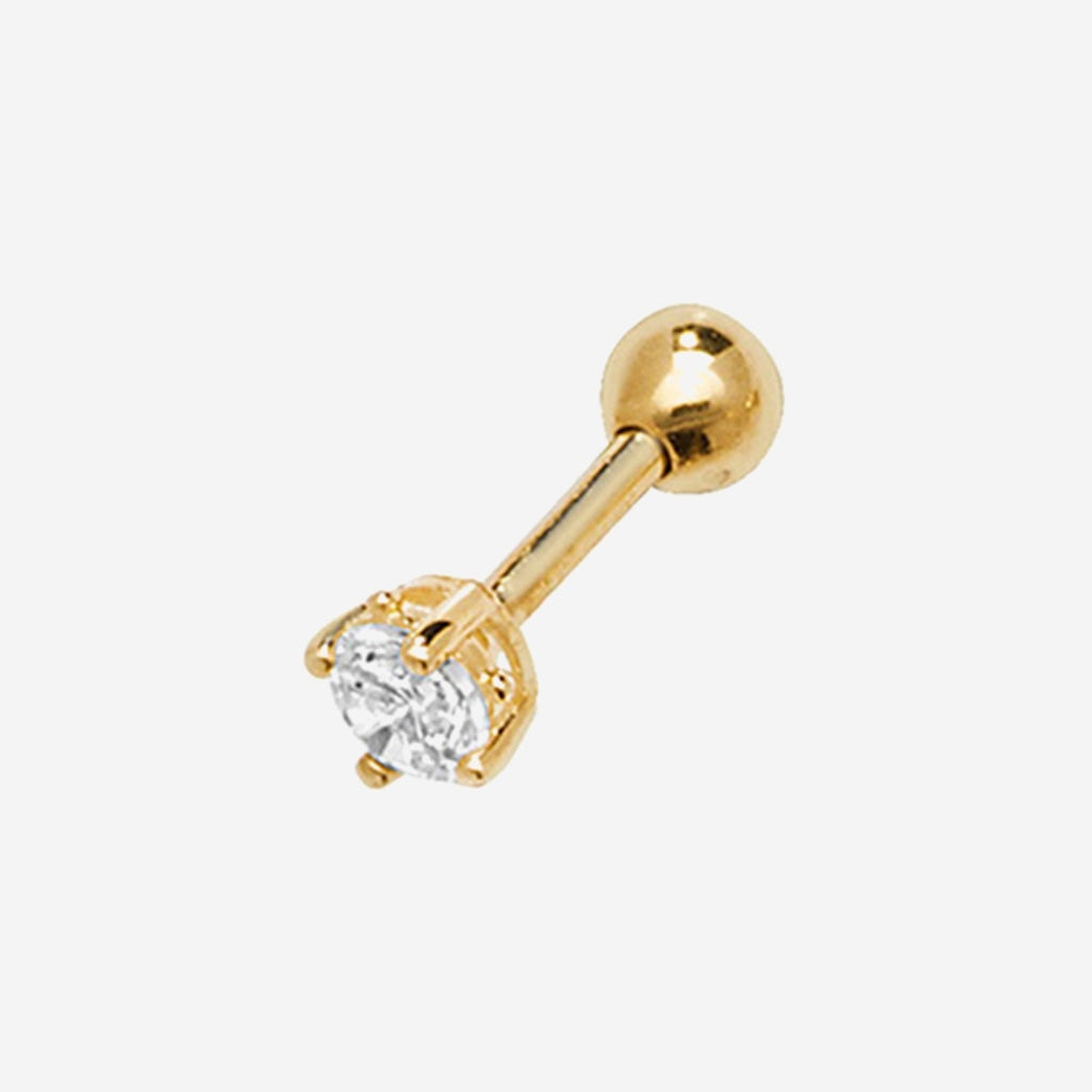 Cubic Zirconia Piercing | 9ct Gold - Gear Jewellers Parnell Street Dublin