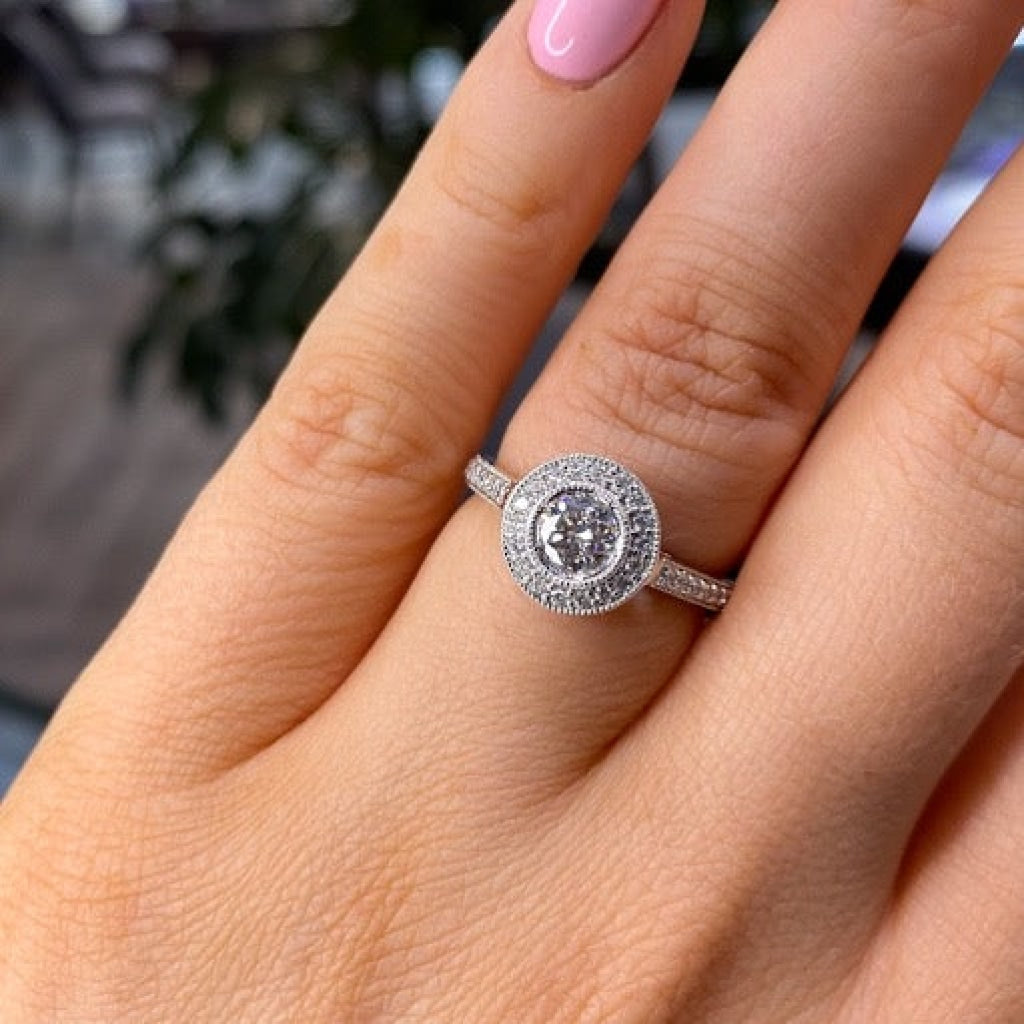 Engagement shop round rings