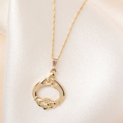 Trinity Knot & Claddagh Necklace | 10ct Gold - Necklace