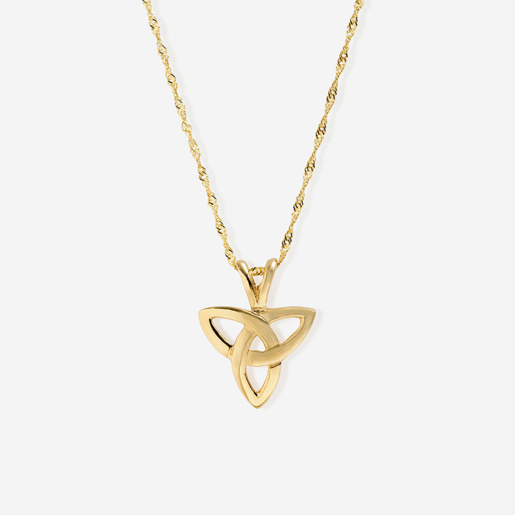 Trinity Knot Necklace | 10ct Gold - Necklace