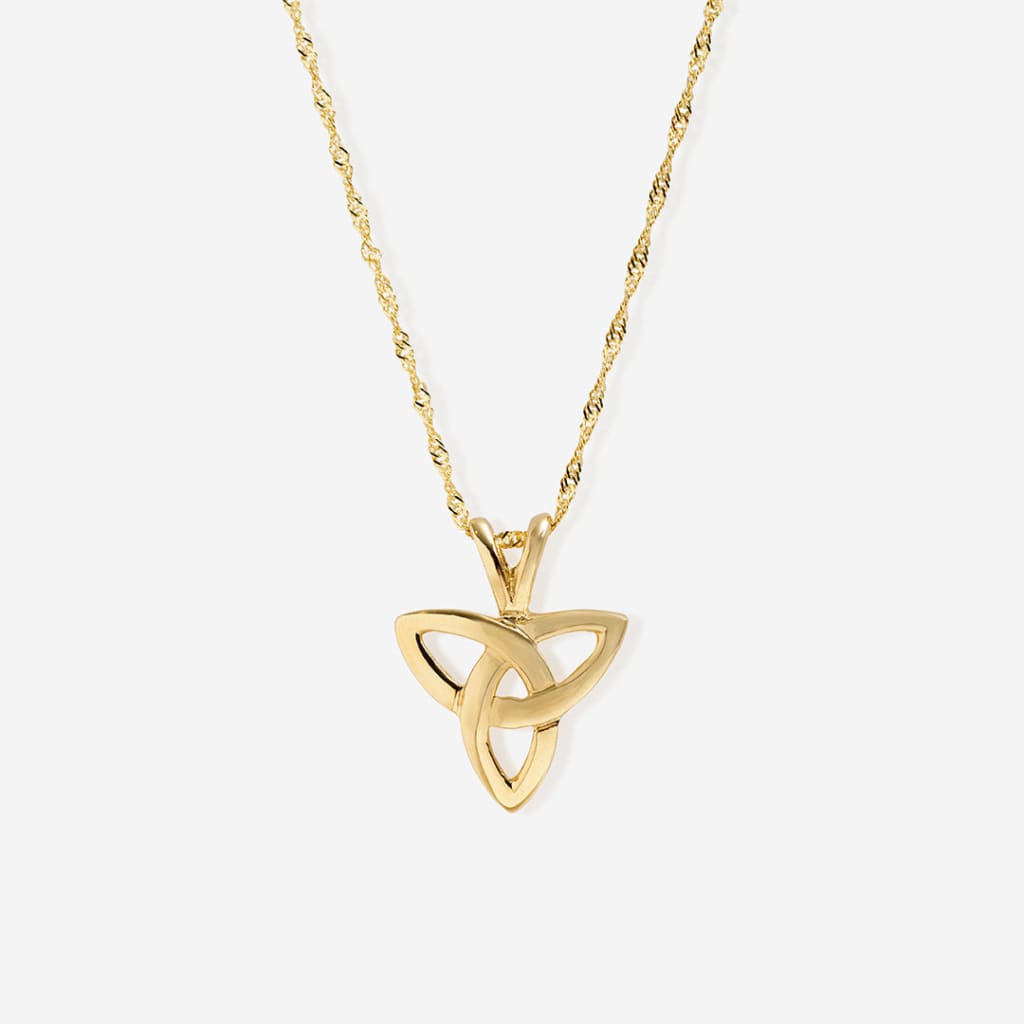 Trinity Knot Necklace | 10ct Gold