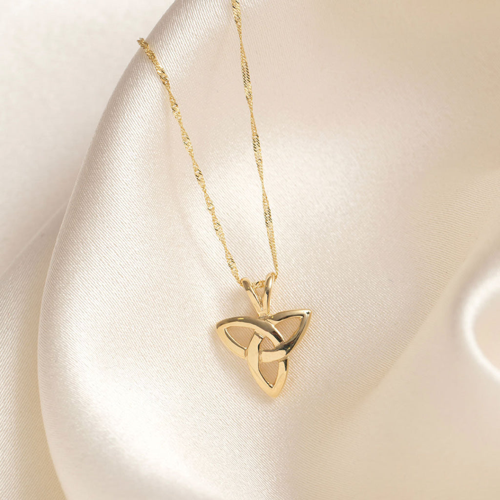 Trinity Knot Necklace | 10ct Gold - Necklace