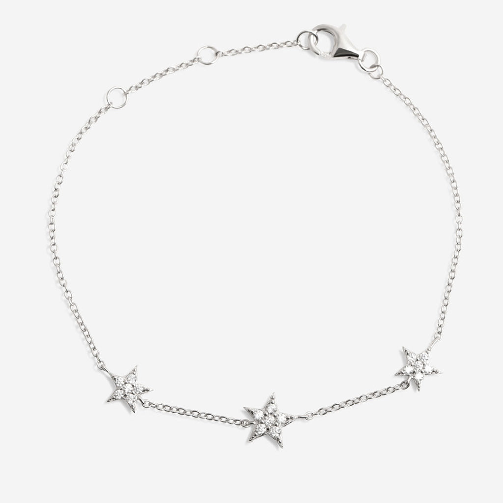 Triple Star Bracelet | Sterling Silver - Bracelet