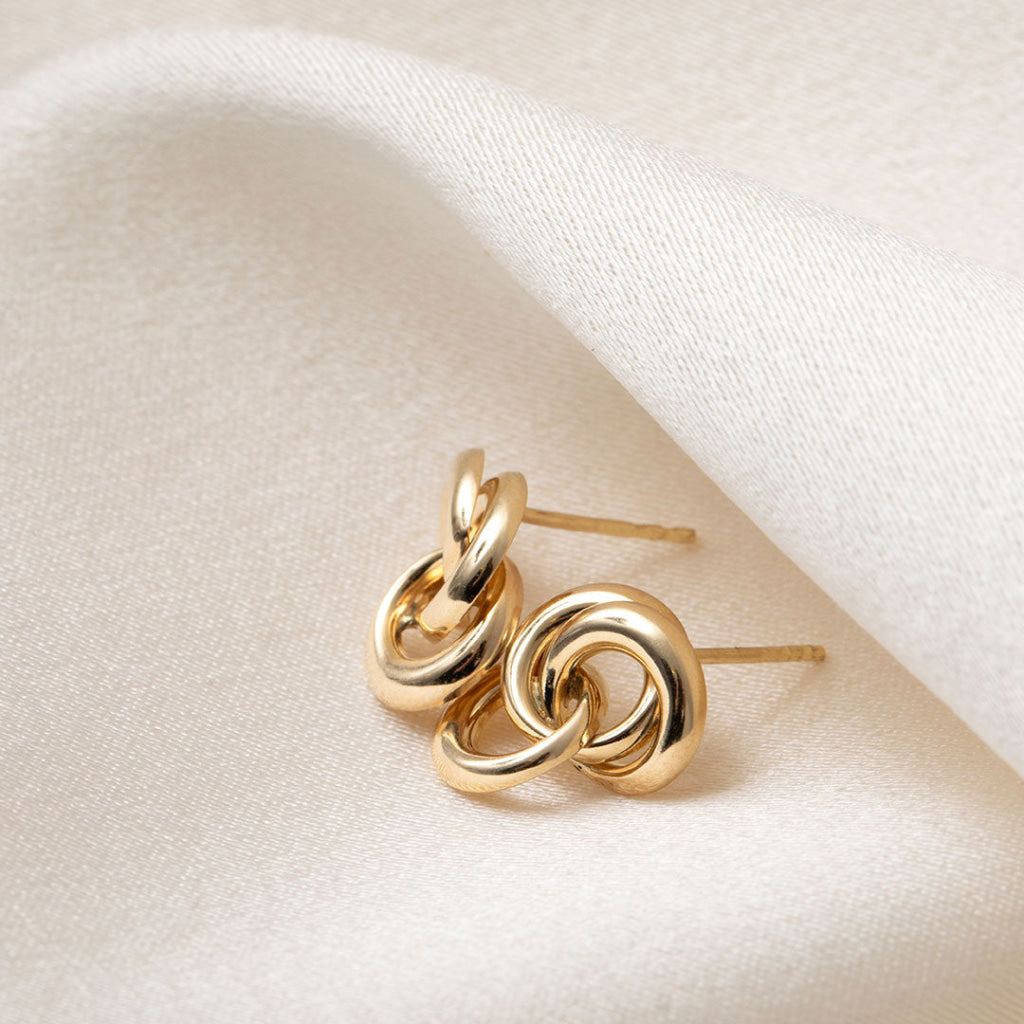 Triplet Earrings | 9ct Gold - Earrings