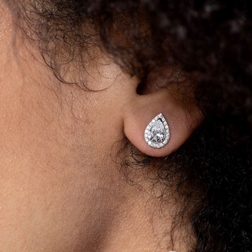 True Elegance Earrings - Pear | Sterling Silver