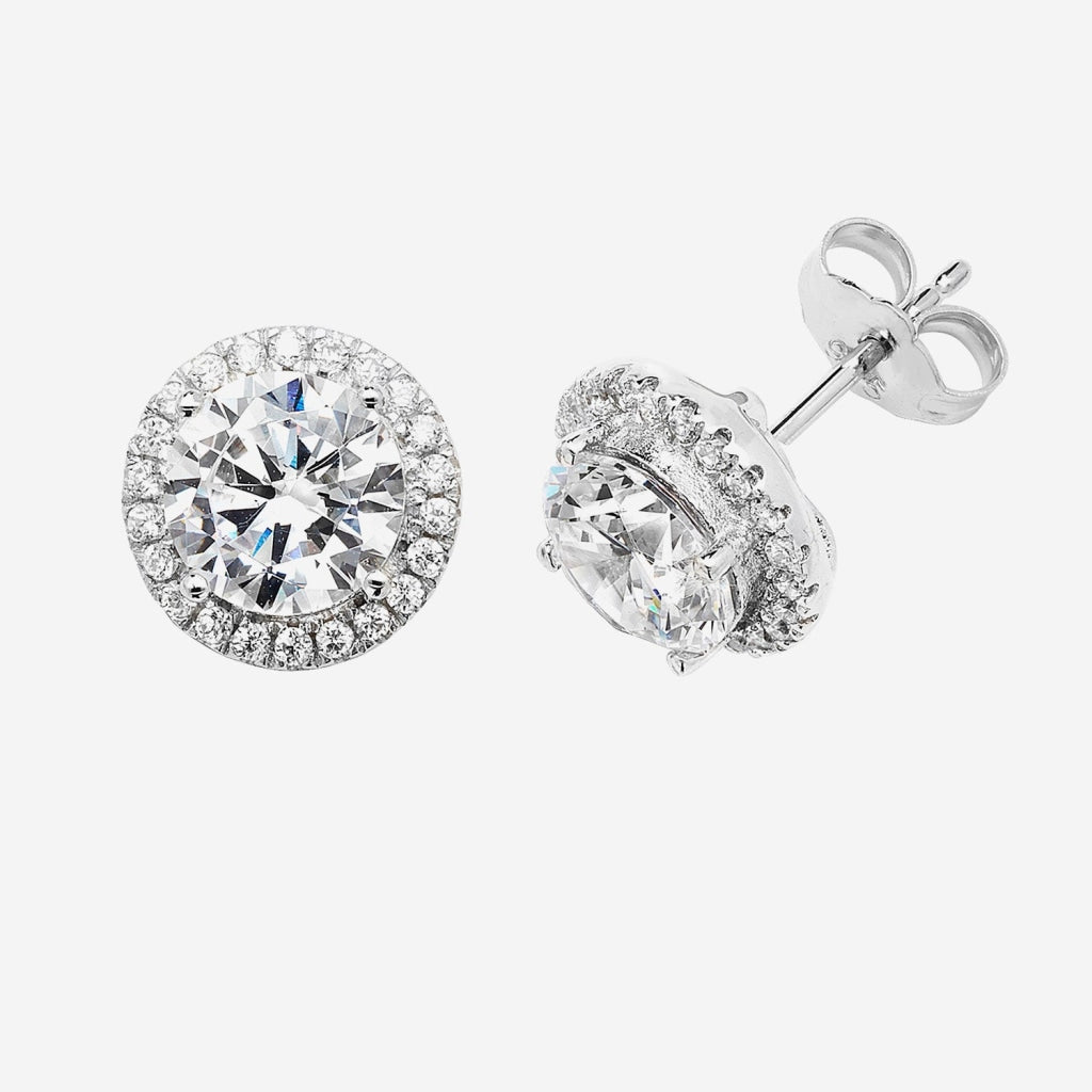 True Elegance Earrings - Round | Sterling Silver