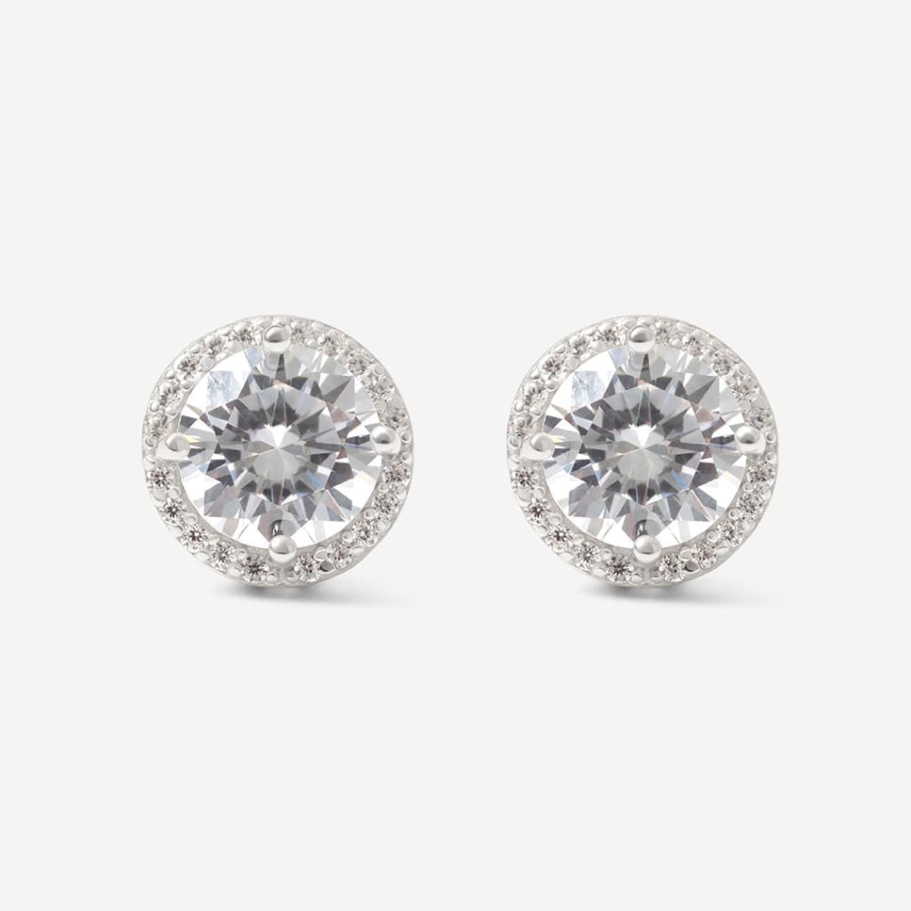 True Elegance Earrings - Round | Sterling Silver - Earrings