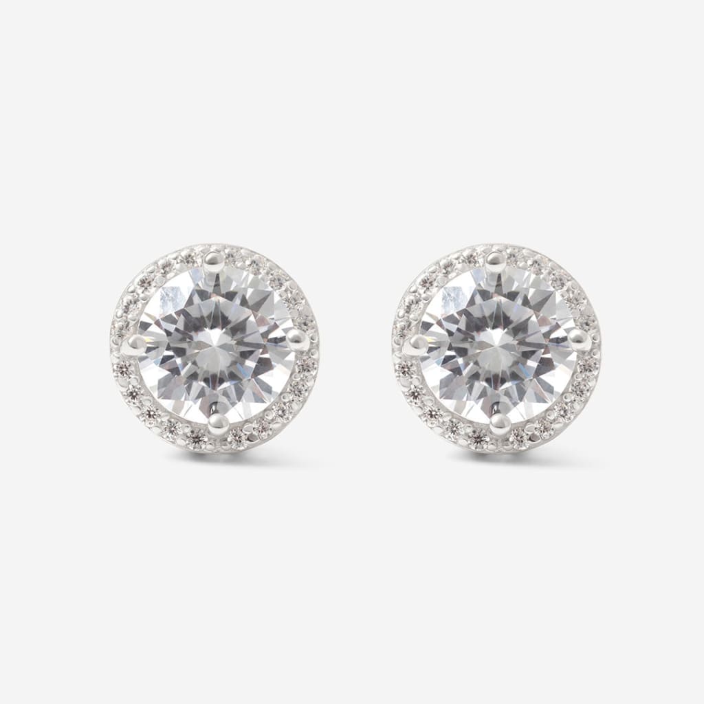 True Elegance Round Earrings | Sterling Silver