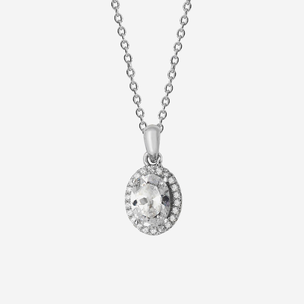 True Elegance Necklace - Oval | Sterling Silver - Necklace