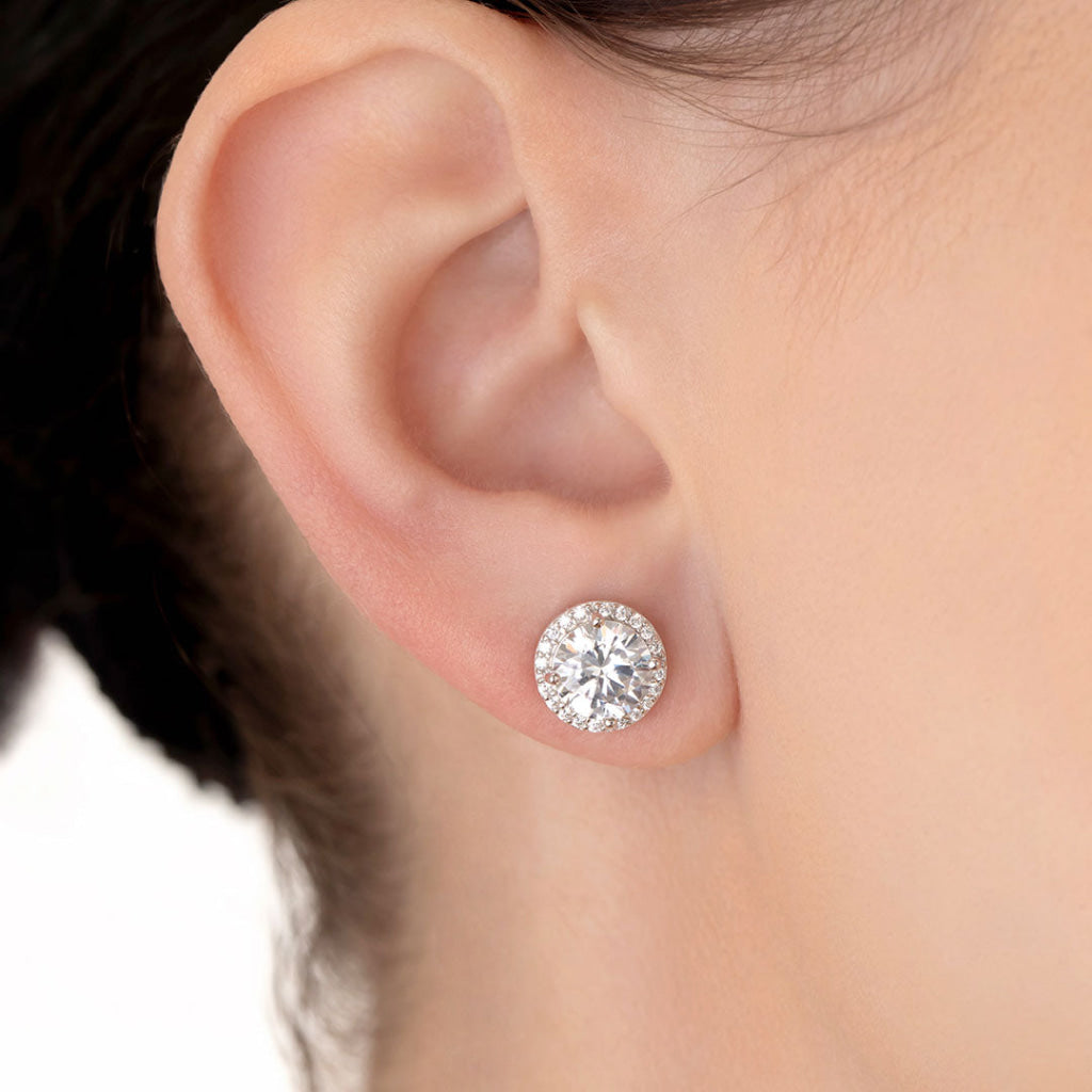True Elegance Earrings - Round | Sterling Silver - Earrings