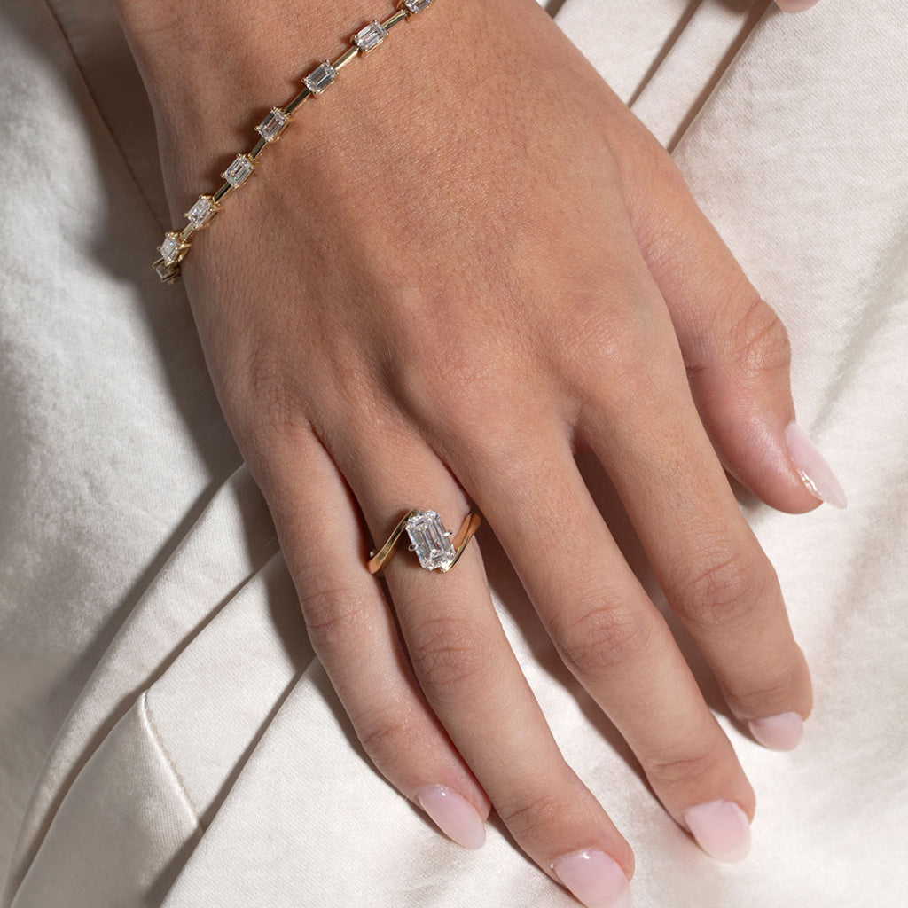 TRUTH Emerald Cut - 5ct | Lab Grown Diamond Tennis Bracelet