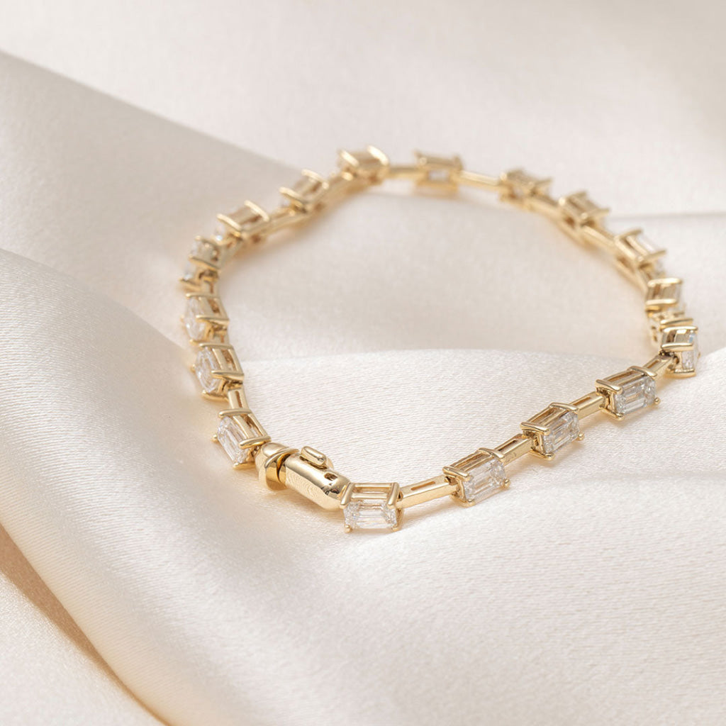 Truth - 5ct | 9ct Gold Lab Grown Diamond Tennis Bracelet