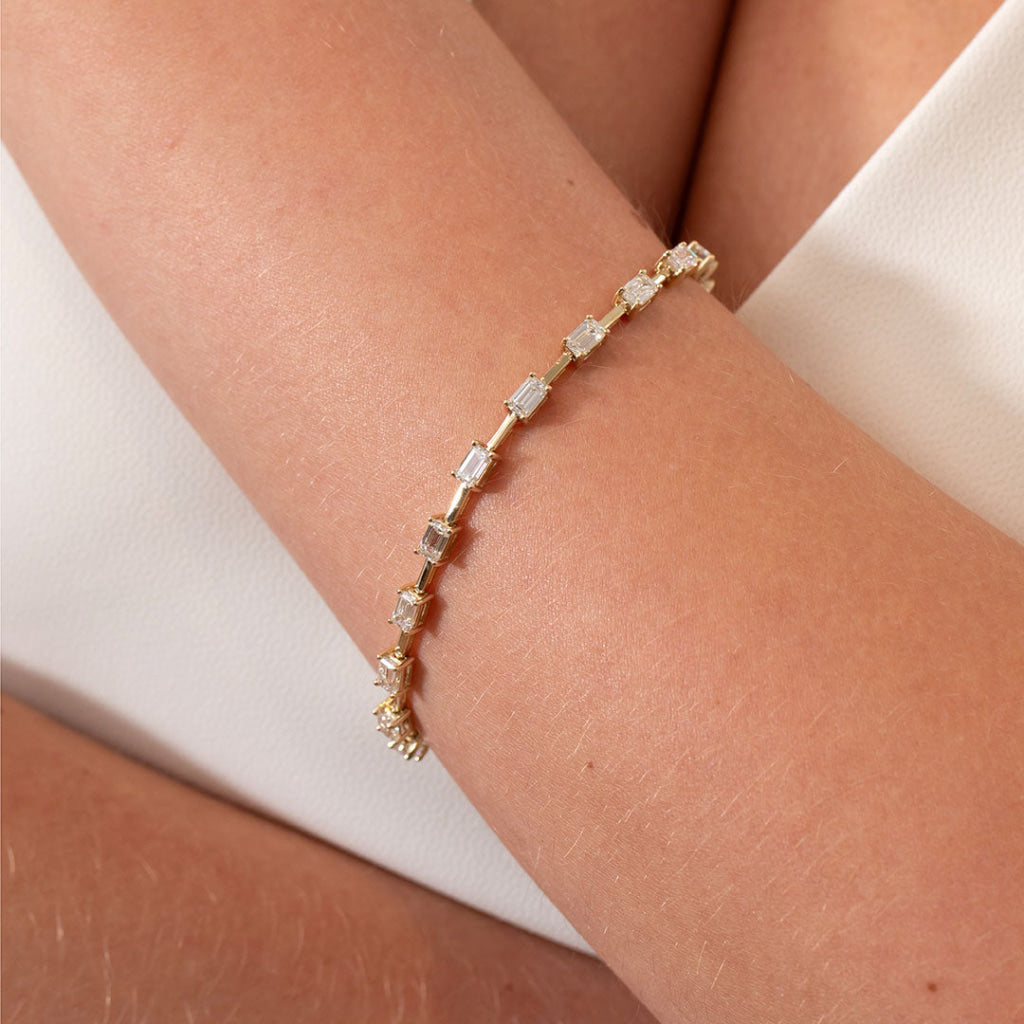 Truth - 5ct | 9ct Gold Lab Grown Diamond Tennis Bracelet