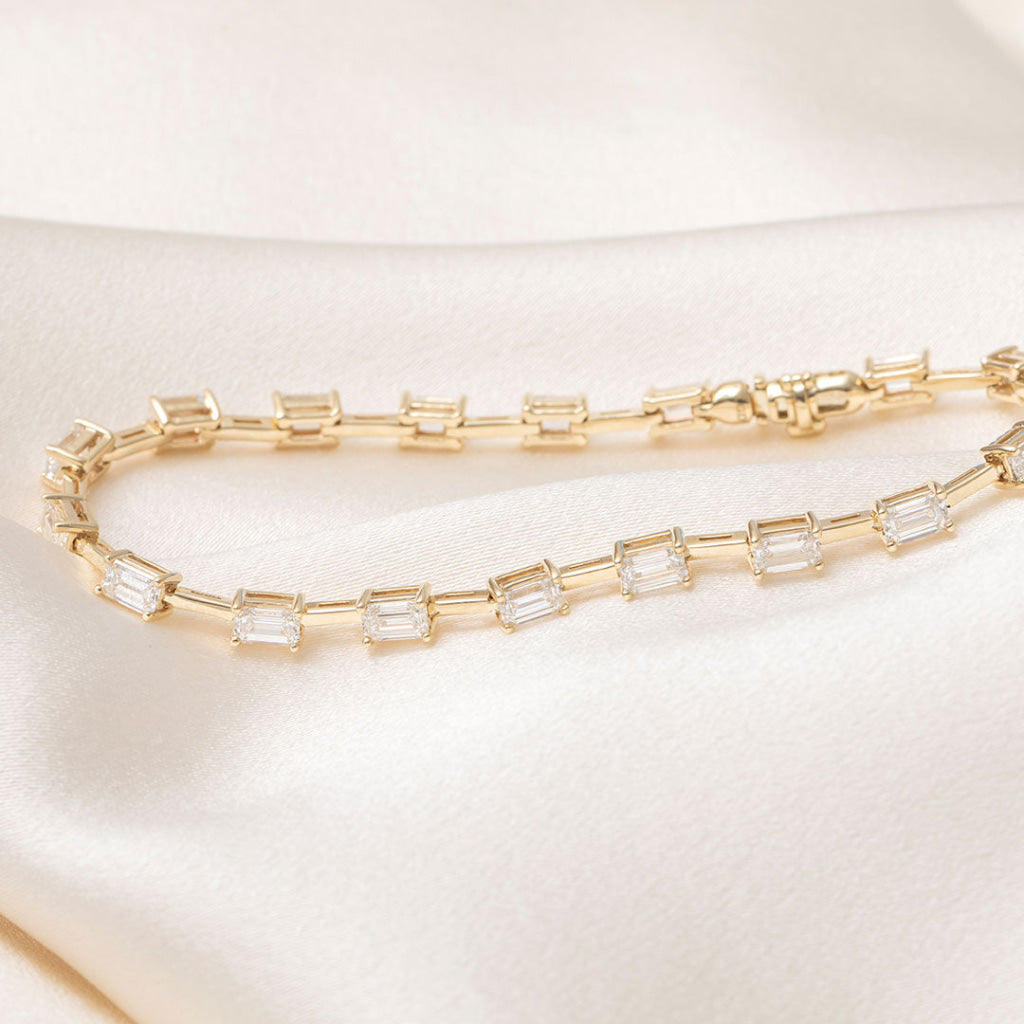 Truth - 5ct | 9ct Gold Lab Grown Diamond Tennis Bracelet