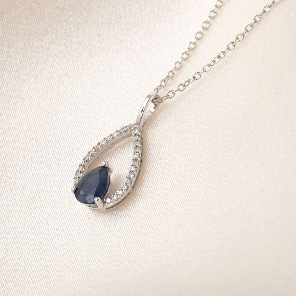 Truth & Love Sapphire Necklace | 9ct Gold - Necklace