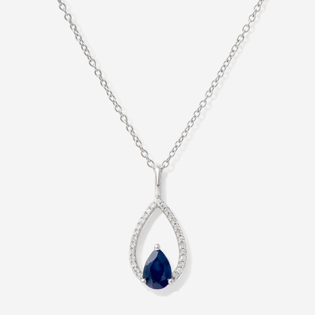 Truth & Love Sapphire Necklace | 9ct Gold