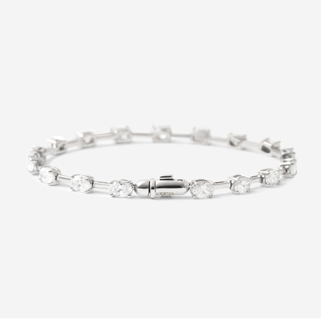Truth Oval - 5ct | 9ct Gold Lab Grown Diamond Tennis
